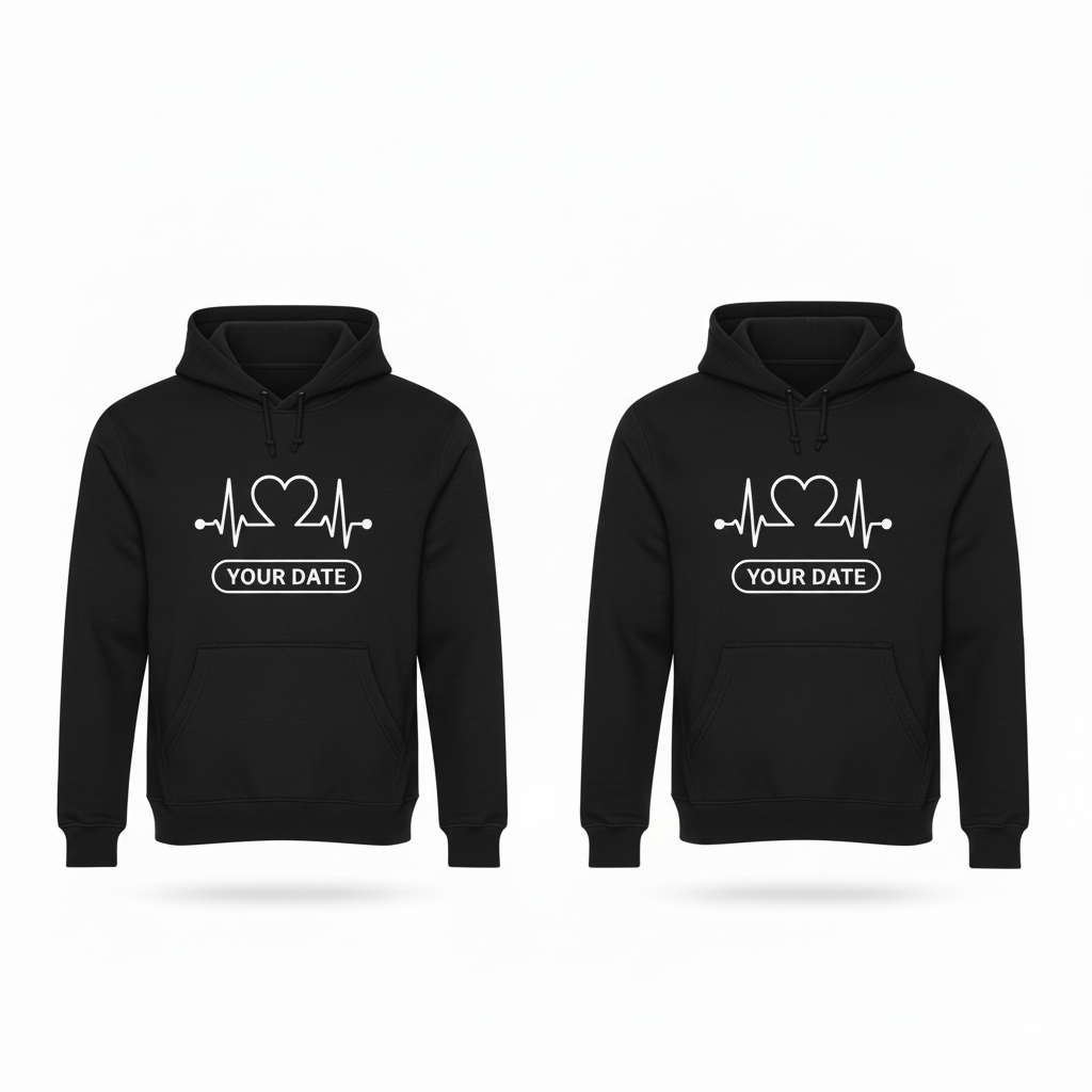 Celebrate Your Date: Couple Hoodies