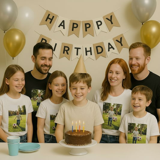 Custom Birthday Crew T-Shirt – Name & Age