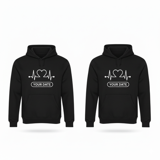 Celebrate Your Date: Couple Hoodies